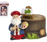 Salvadanaio Leonardo da Vinci in Resina cm. 9 x 11,2 x 8,3 bomboniera