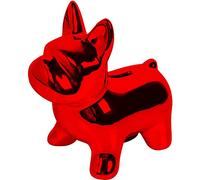 Salvadanaio Maialino, Porcellino Salvadanaio Terracotta, Simpatico Salvadanaio per Bambini, Sposi Salvadanaio Banconote, Idea Regalo per Natale, Bambini, Matrimonio Salvadanaio Battesimo (rosso)