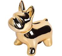 Salvadanaio Maialino, Porcellino Salvadanaio Terracotta, Simpatico Salvadanaio per Bambini, Sposi Salvadanaio Banconote, Idea Regalo per Natale, Bambini, Matrimonio Salvadanaio Battesimo (Oro)