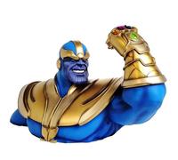 Salvadanaio Mega Thanos Marvel 16 cm PVC Scatola Espositiva Semic