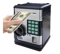 Salvadanaio Mini Per Bambini - Giocattolo Educativo Elettronico - Cassaforte Per Denaro,Per Ragazzi E Ragazze Per Casa Soggiorno Camera Da Studio Aula Per Compleanno Feste E Natale