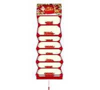 Salvadanaio natalizio - con 10 slot per riempire la calza della Befana, buste pieghevoli per denaro - per amici, famiglia, compleanno, famiglia, riunioni, San Valentino, occasioni festive