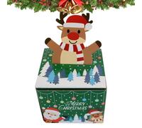 Salvadanaio Natalizio | L Erogatore Per 30 Sacchetti Trasparenti | Contenitore Per Soldi - Per Feste Bambini Gli Amici La Nipote Il Papà Il Biglietto Compleanno E Halloween