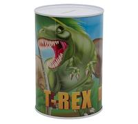 SCATOLA PIGGY IN METALLO CON DINOSAURO Stor