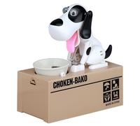 Salvadanaio per cani affamati, salvadanaio a forma di cane, salvadanaio a forma di cucciolo, salvadanaio per bambini, salvadanaio a forma di cane, mangiare denaro, moneta, regalo di compleanno per