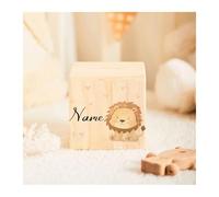 Salvadanaio personalizzato for bambini, regalo di battesimo, salvadanaio in legno for, regali(4)