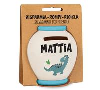 Salvadanaio personalizzato - Mattia