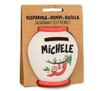 Salvadanaio personalizzato - Michele