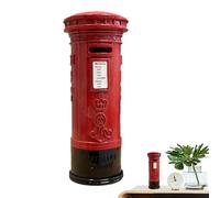 Salvadanaio Retrò Londinese, Salvadanaio Rosso Britannico A Forma Di Cassetta Postale, Salvadanai Souvenir Per Adulti, Salvadanai Decorativo Da Collezione, Cassaforte Vintage Per Bambini