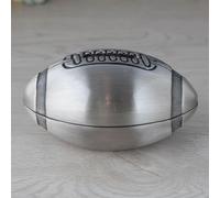 Salvadanaio, Salvadanaio Di Rugby, Salvadanaio A Forma Di Palla Da Rugby, Salvadanaio In Metallo Per Monete, Salvadanaio In Metallo Infrangibile Per Appassionati Di Sport