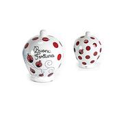 SALVADANAIO terracotta"BUONA FORTUNA" N° 16 cod. 7226