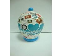 SALVADANAIO terracotta "IO AMO VIAGGIARE" N° 18 cod. 7226