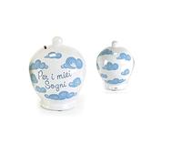 SALVADANAIO terracotta "PER I MIEI SOGNI" N° 35 cod. 7226