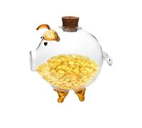 Salvadanaio trasparente, salvadanaio trasparente, grande barattolo in acrilico, infrangibile, contenitore per monete con serratura, organizer per denaro adatto ai bambini