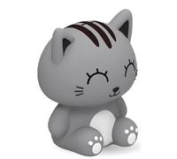 SALVADANAIO VERTICALE GATTO GRIGIO GREY CAT