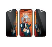 Salvadisplay in vetro temperato per iPhone 15 Plus Privacy - Nouvo