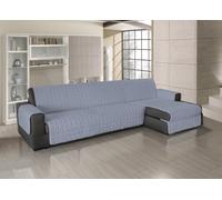 Salvadivano Copridivano Antimacchia Trapuntato Per Divani Con Penisola in Tinta