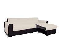 Salvadivano Copridivano Con Penisola Antimacchia Trapuntato Modello Star Panna