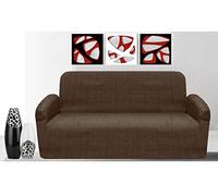 Salvadivano Copridivano Elasticizzato Tessuto Jacquard MOD Otello Vari Colori 3 Posti Marrone