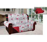 Salvadivano Copridivano Trapuntato Reversibile Modello Kino Colore Bordeaux