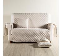 Caleffi Modern Salvadivano Copridivano Salvadivano, Microfibra, Sabbia, 3 Posti, 1006653