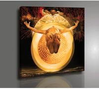 ⭐️Salvador Dalí Ascensione Quadro Stampa su Tela Canvas Vernice Pennellate