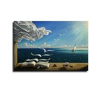 Salvador Dalì - Stampa artistica da parete con uccelli, stampa artistica surrealista, 40,6 x 61 cm, soggiorno, camera da letto, bagno, decorazione per la casa