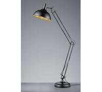 SALVADOR PIANTANA ARCHITETTO NERA METALLO NERO INTERNO ORO H.180CM 1 LUCE ATTACCO E27
