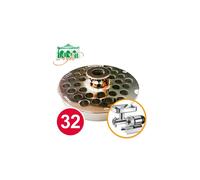 Salvador - Piastra per tritacarne modello 32 in Acciaio Inox 18/10