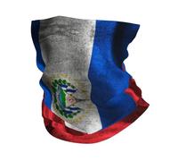 Salvadorean Flag Morocco Moroccan Flag Protezione del Viso Traspirante Scaldacollo Elastico Sciarpa al Collo per attività Yoga Campeggio 26X30CM