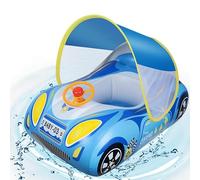 Salvagente Bambino con Parasole UPF50+ Ninonly Salvagente Neonato 1 Anno Design Innovativo Safety Gonfiabili Neonati Piscina per Bambini 6-36 Mesi