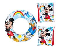 Salvagente Ciambella Topolino Disney Gonfiabili Bambini Mare Piscina Braccioli