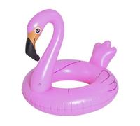 SALVAGENTE GONFIABILE CIAMBELLA FORMA FENICOTTERO ROSA 116X105X95CM MARE PISCINA