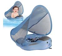 Salvagente Neonato - Salvagente Neonato Con Parasole UPF50+, Galleggiante Da Nuoto Per Bambini Regolabile, Per Bambini Di Età Compresa Tra 6 E 30 Mesi