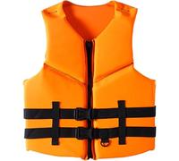 Salvagente per Adulti Salvagente ad Alta galleggiabilità Aiuto al galleggiamento Regolabile per Kayak Paddle Snorkel Sport Acquatici(Orange,XXL)
