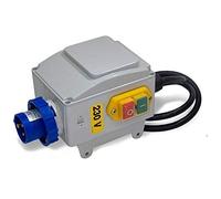 Salvamotore con Condensatori Rosi per Betoniere Int/av con spina 3 P (2P + T) 16A IP67 Monofase 220 V - Rosi Materiale Elettrico
