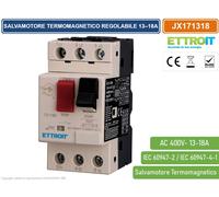 SALVAMOTORE TERMOMAGNETICO REGOLABILE 13-18A TRIFASE GV2 PROTEZIONE MOTORE