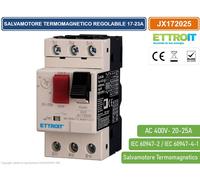 SALVAMOTORE TERMOMAGNETICO REGOLABILE 20-25A TRIFASE GV2 PROTEZIONE MOTORE