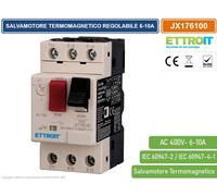 SALVAMOTORE TERMOMAGNETICO REGOLABILE 6-10A TRIFASE GV2 PROTEZIONE MOTORE