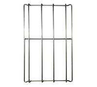 Salvarani Griglia 2 fuochi in filo cromato colore inox 420 x 260 mm. per cucina piano cottura - F4607