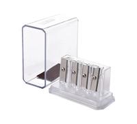 Salvare a - affilatrice manuale | Fori affilacoltelli a mano per disegnare matite colorate al carbone | Forniture per ufficio della scuola d'arte | Portatile con coperchio trasparente