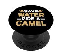 Salvare Acqua Cavalca un Cammello PopSockets PopGrip Adesivo