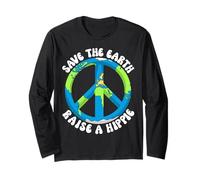 Salvare la Terra allevare Un Hippie Maglia a Manica