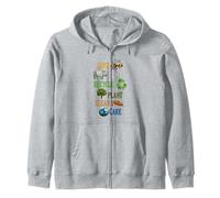 Salvare le api Riciclare Pianta Albero Pulire Ocean Earth Day Felpa con Cappuccio
