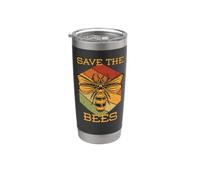 Salvare Le Api Save The Bees Bicchiere termico in acciaio inox doppia parete