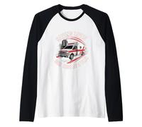 Salvare vite un giro alla volta autista ambulanza Maglia con Maniche Raglan