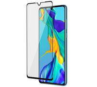 Salvaschermo Huawei P30 Vetro Temperato 9H Smussato 3D Trasparente Contorno Nero
