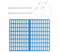 Salvascivolo,Protezione Per Foglie Di Skimmer Piscina | Kit Filtro Pulitore 42x33 cm Montaggio Semplice per Foglie Rifiuti Galleggianti Ideale Amanti Nuoto Famiglie Casa Esterni