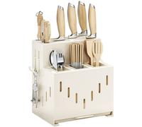 Salvaspazio per Porta Utensili da Cucina con Cucchiaio Secchio per Ripostiglio d