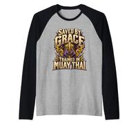 Salvati per Grazia allenati nel Muay Thai Maglia con Maniche Raglan